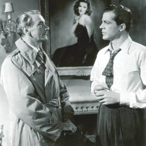 Still of Gene Tierney, Dana Andrews and Clifton Webb in Laura (1944)