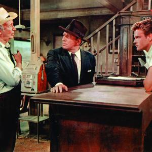 Still of Spencer Tracy, Walter Brennan and John Ericson in Bad Day at Black Rock (1955)