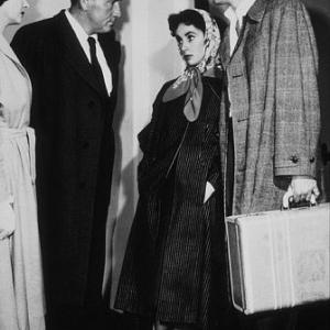Elizabeth Taylor, Don Taylor, Spencer Tracy, and Joan Bennet in 