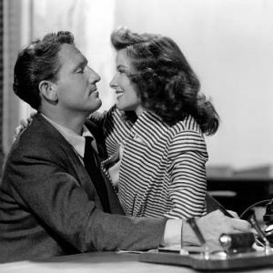 Spencer Tracy Katharine Hepburn Film Set Woman Of The Year 1942 0035567