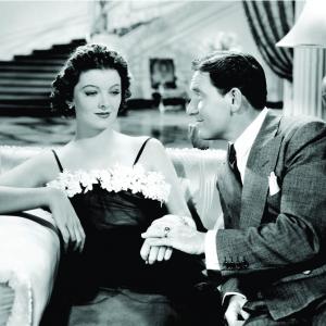 Still of Spencer Tracy and Myrna Loy in Libeled Lady 1936