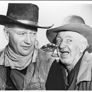 Still of John Wayne and Walter Brennan in Red River 1948