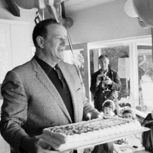 John Wayne at his son Ethan's birthday