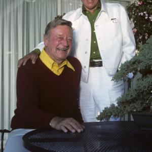 John Wayne and Frank Sinatra