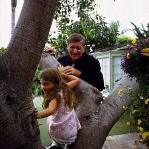 John Wayne and his daughter Marissa at home 1972