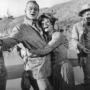 Still of Maureen OHara and John Wayne in McLintock! 1963