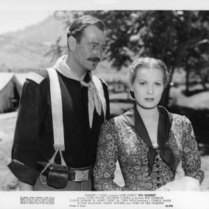 Still of Maureen O'Hara and John Wayne in Rio Grande (1950)