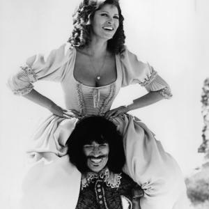 Still of Raquel Welch and Frank Finlay in The Four Musketeers 1974
