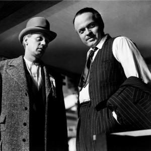 Still of Orson Welles and Joseph Cotten in Citizen Kane (1941)