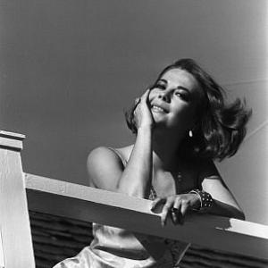 Natalie Wood at home in Bel Air, Ca., 1966.