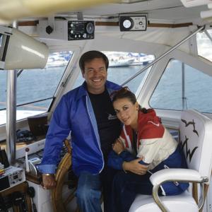 Natalie Wood and Robert Wagner aboard 