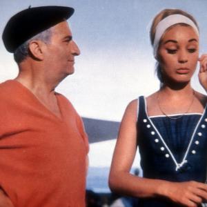 Still of Louis de Funs and Jean Lefebvre in The Troops of St Tropez 1964