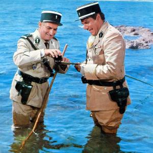 Still of Louis de Funs Michel Galabru and Christian Marin in The Troops of St Tropez 1964