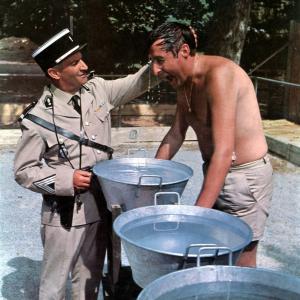 Still of Louis de Funs and Guy Grosso in The Troops of St Tropez 1964