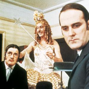 Still of John Cleese, Eric Idle and Michael Palin in And Now for Something Completely Different (1971)