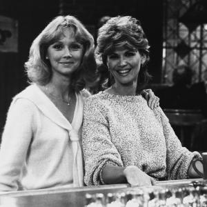 Still of John Cleese Shelley Long and Markie Post in Cheers 1982