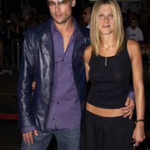Brad Pitt and Jennifer Aniston at event of Rock Star 2001