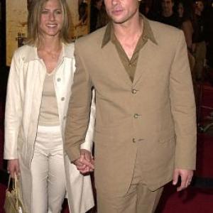 Brad Pitt and Jennifer Aniston at event of The Mexican 2001