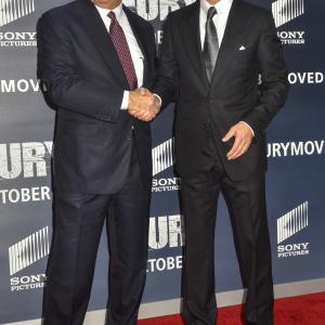 Brad Pitt and Colin Powell at event of Inirsis 2014