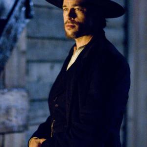 Still of Brad Pitt in The Assassination of Jesse James by the Coward Robert Ford 2007