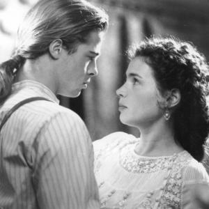 Still of Brad Pitt and Julia Ormond in Legends of the Fall 1994