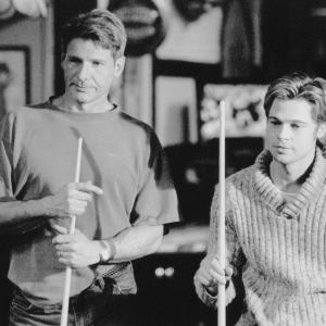 Still of Brad Pitt and Harrison Ford in The Devils Own 1997