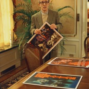 Director Val Waxman WOODY ALLEN has a hard time envisioning poster ideas for his latest movie in Woody Allens contemporary comedy HOLLYWOOD ENDING being distributed domestically by DreamWorks