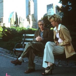 Woody Allen and Ta Leoni in Hollywood Ending 2002