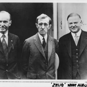 Still of Woody Allen and Calvin Coolidge in Zelig 1983