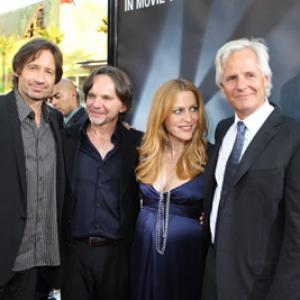 Gillian Anderson David Duchovny Chris Carter and Frank Spotnitz at event of The X Files I Want to Believe 2008