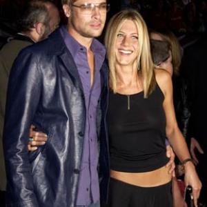Brad Pitt and Jennifer Aniston at event of Rock Star 2001