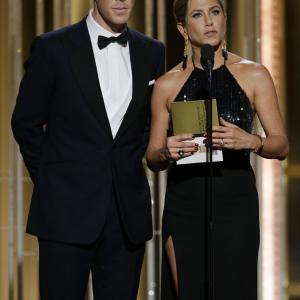 Jennifer Aniston and Benedict Cumberbatch at event of 72nd Golden Globe Awards 2015