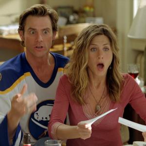 Still of Jennifer Aniston and Jim Carrey in Bruce Almighty 2003
