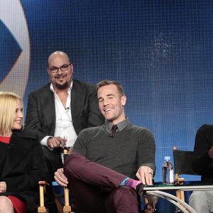 Still of Patricia Arquette, James Van Der Beek and Shad Moss in CSI: Cyber (2015)