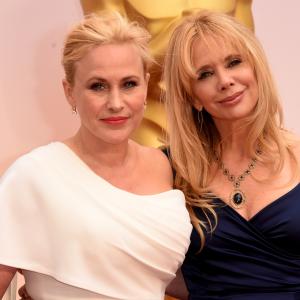 Patricia Arquette and Rosanna Arquette at event of The Oscars 2015