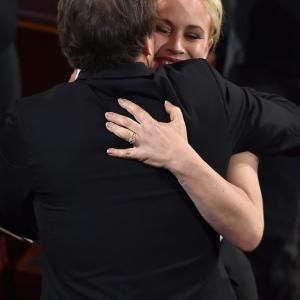 Patricia Arquette and Richard Linklater at event of The Oscars (2015)