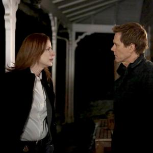 Still of Kevin Bacon and Diane Neal in The Following (2013)