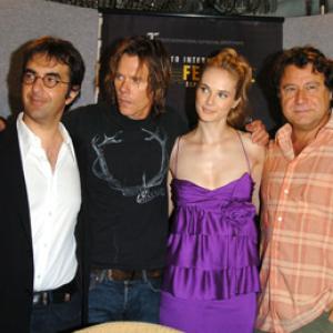 Kevin Bacon Atom Egoyan Rachel Blanchard and Robert Lantos at event of Where the Truth Lies 2005