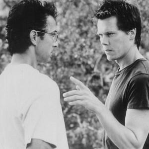 Still of Kevin Bacon and David Strathairn in The River Wild (1994)