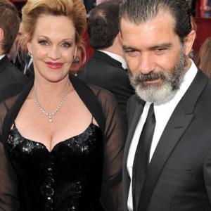 Antonio Banderas and Melanie Griffith at event of The 82nd Annual Academy Awards 2010