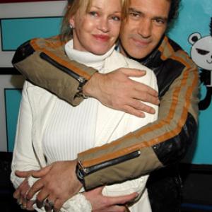 Antonio Banderas and Melanie Griffith at event of Total Request Live (1999)