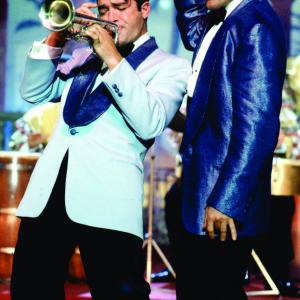 Still of Antonio Banderas and Armand Assante in The Mambo Kings 1992