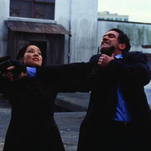 Still of Antonio Banderas and Lucy Liu in Ballistic Ecks vs Sever 2002