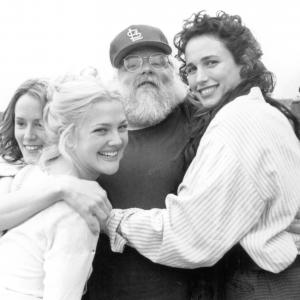 Still of Drew Barrymore Andie MacDowell and Jonathan Kaplan in Bad Girls 1994