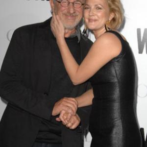Drew Barrymore and Steven Spielberg at event of Whip It 2009