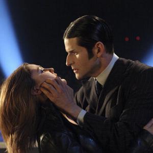 Still of Drew Barrymore and Crispin Glover in Charlies Angels Full Throttle 2003