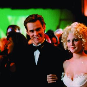 Still of Drew Barrymore and Jim Carrey in Batman Forever 1995