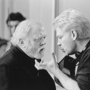 Still of Kenneth Branagh and Richard Attenborough in Hamlet 1996