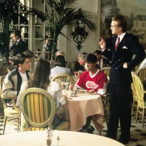 Still of Matthew Broderick, Mia Sara, Alan Ruck and Jonathan Schmock in Ferris Bueller's Day Off (1986)