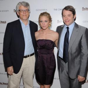 Matthew Broderick, Brittany Snow and Peter Tolan at event of Finding Amanda (2008)